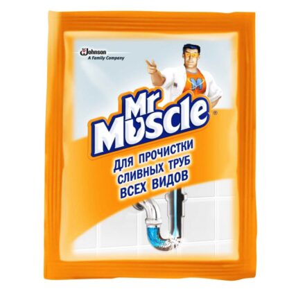 00177 - Mr. Muscle გაჭედილი მილების გამწმენდი ფხვნილი 70 გრ. (კროტ)