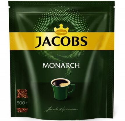 J005-ყავა 500 გრ. Jacobs Monarch ეკონომ. პაკეტი